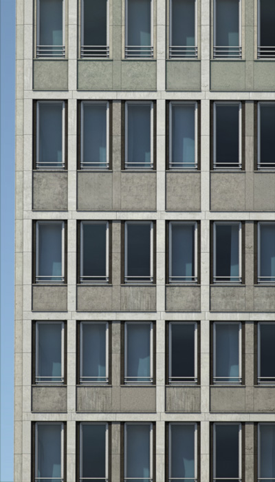 Rentenbank Frankfurt am Main mit Erweiterung - Fassadenausschnitt / image by Fritz Göran Vöpel, 2018 / © Landwirtschaftliche Rentenbank
